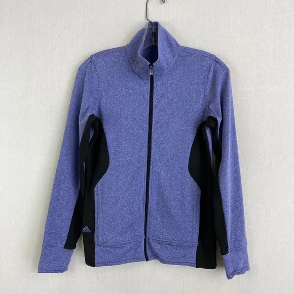 ADIDAS Purple Zip Jacket - Picture 1 of 6